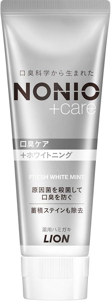 NONIO +care fresh white mint toothpaste