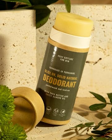 Organic Push-Up Deodorant - Sandalwood & Teatree with Shea Butter & Almond Oil