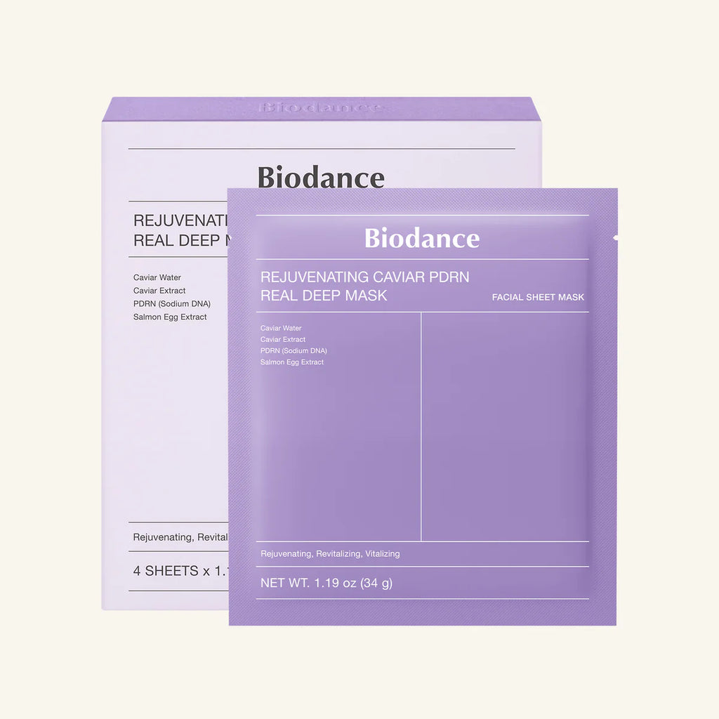 Biodance - Rejuvenating Caviar PDRN Real Deep Mask - 4pcs