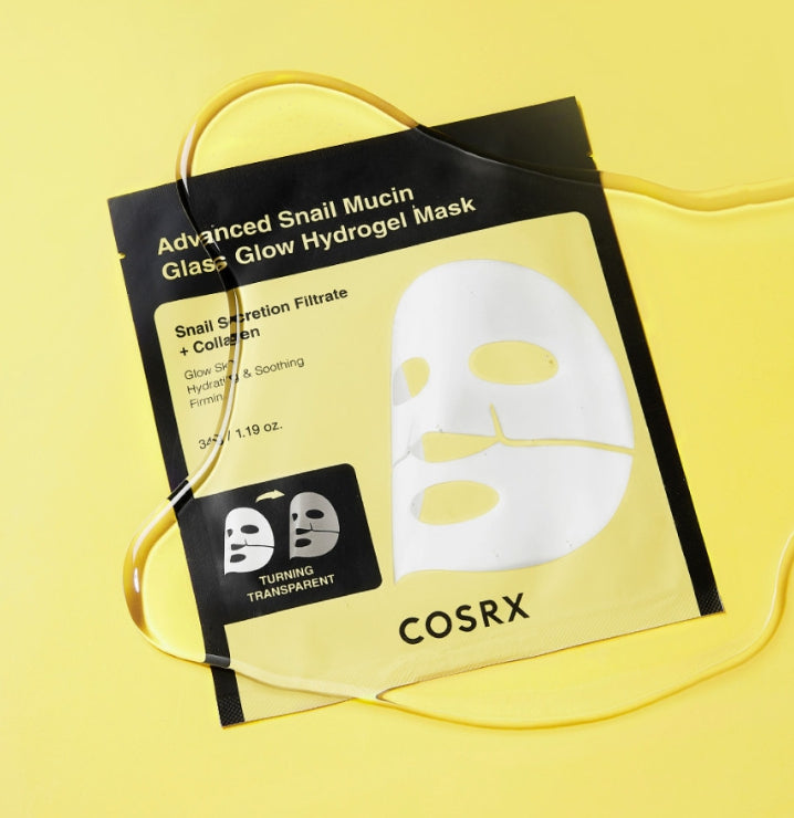 COSRX Advanced Snail Mucin Glass Glow Hydrogel Mask