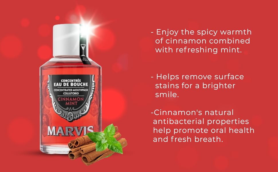 Marvis Concentrated Mouthwash - Cinnamon Mint