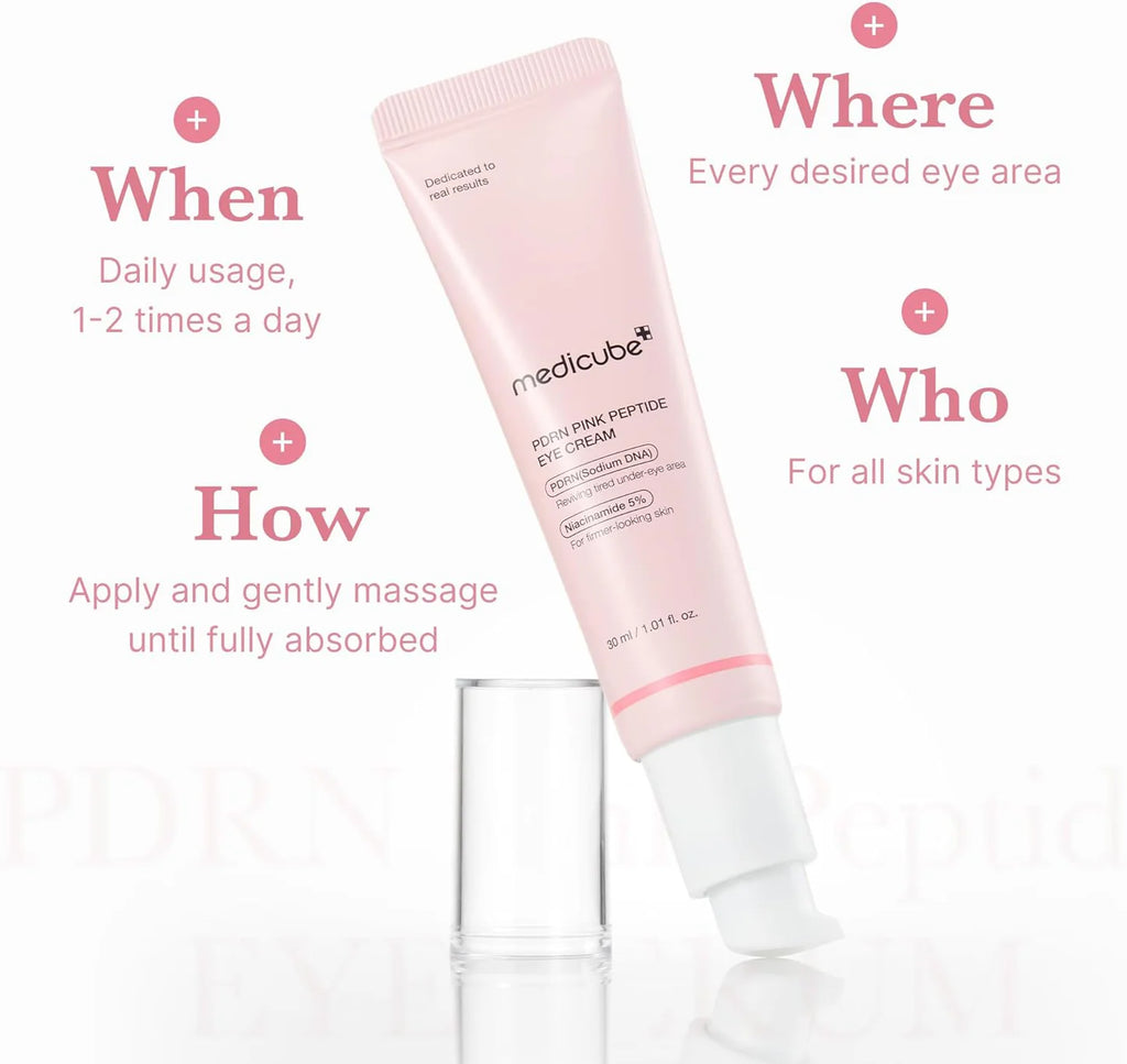 Medicube Eye Cream with Salmon DNA PDRN & Pink Peptides 30ml