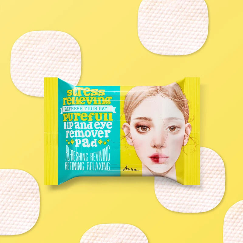 Ariul Stress Relieving Lip&Eye Remover Pad