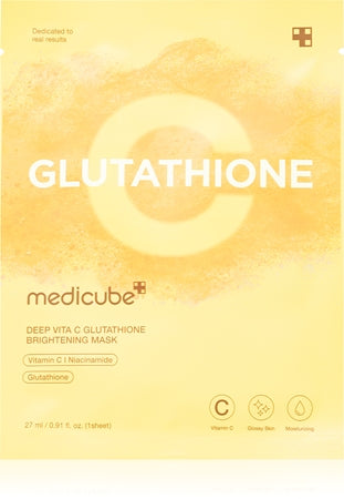 Medicube Deep Vita C Glutathione Brightening Mask