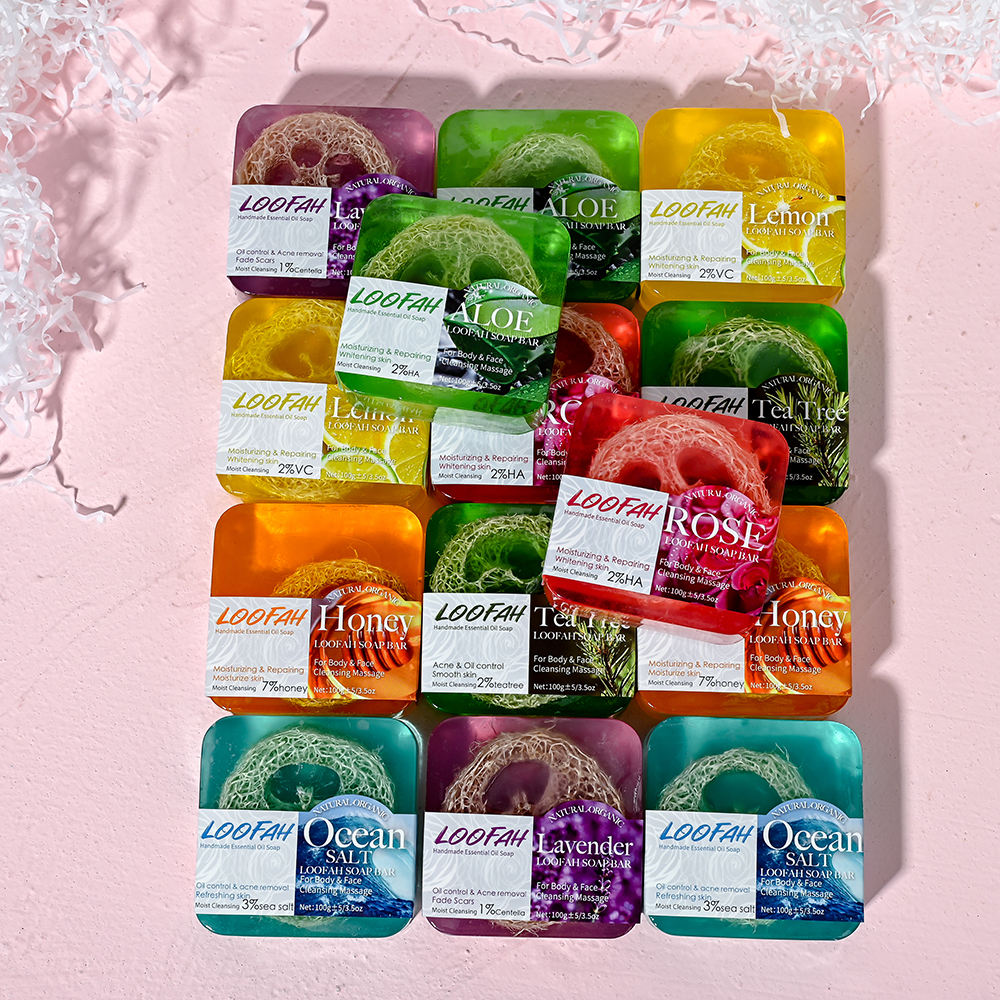 Loofah Natural Soap Bar