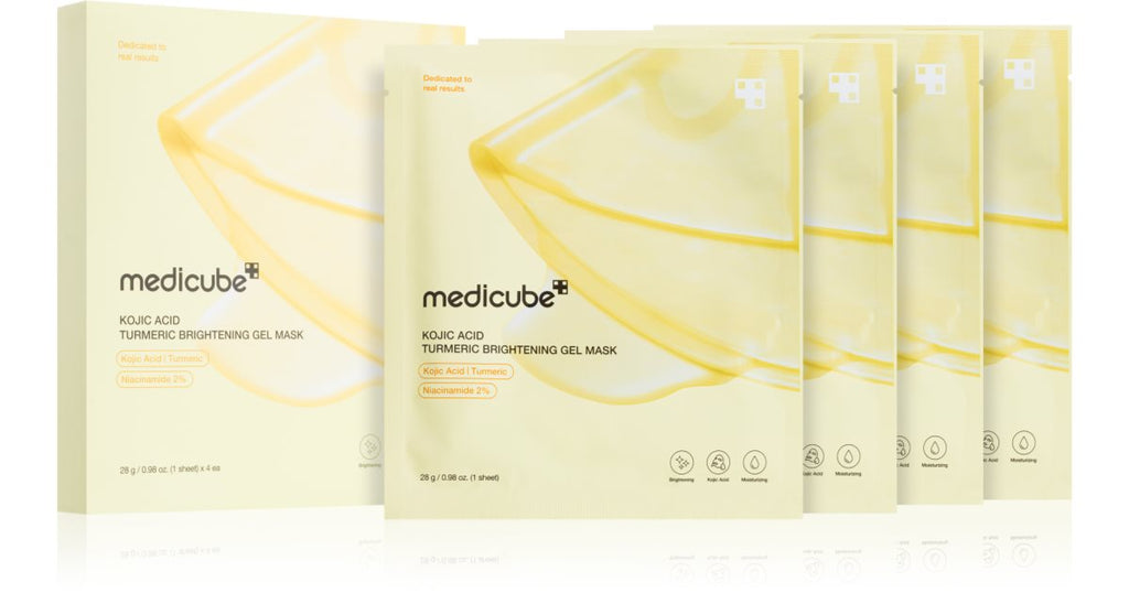 Medicube Kojic Acid Turmeric Brightening Gel Mask 4 x 28g
