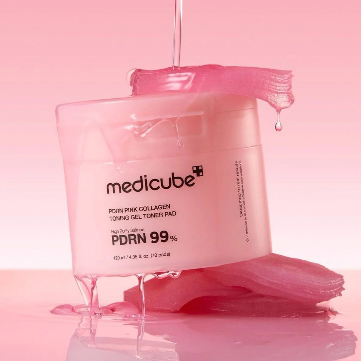Medicube PDRN Pink Collagen Toning Gel Toner Pad