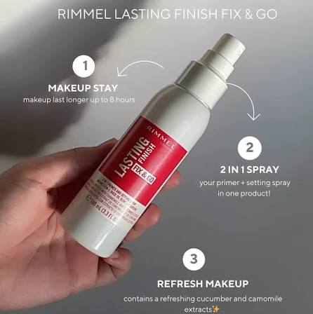 Rimmel Lasting Finish Fix&Go 2in1 Primer