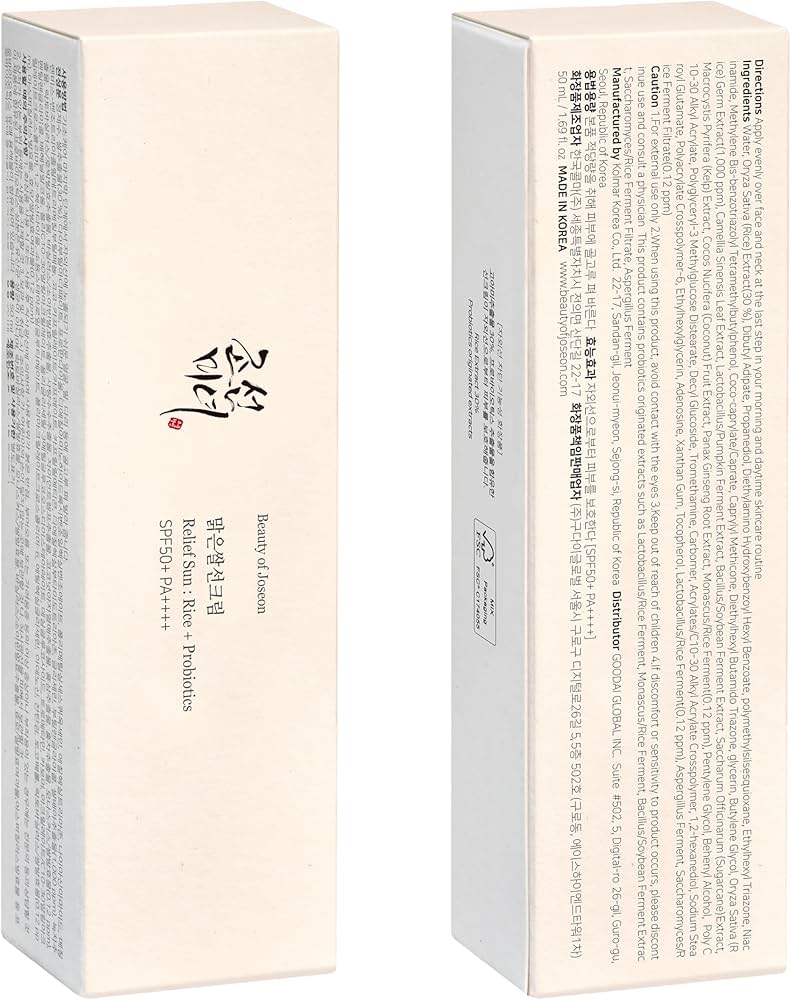 Beauty of Joseon Relief Sun Rice Probiotics SPF 50+ PA++++ 50ml