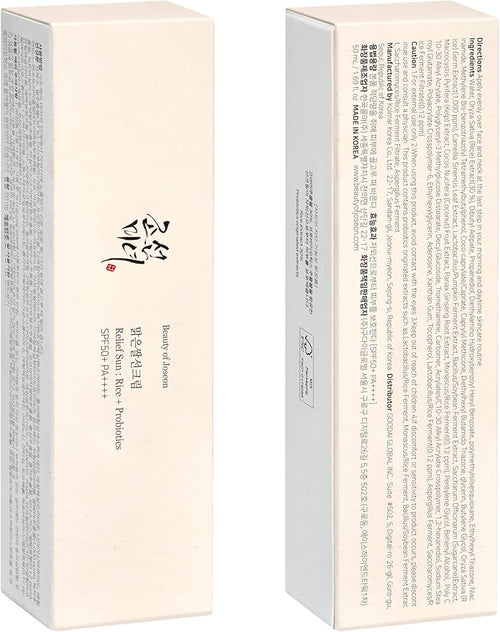 Beauty of Joseon Relief Sun Rice Probiotics SPF 50+ PA++++ 50ml