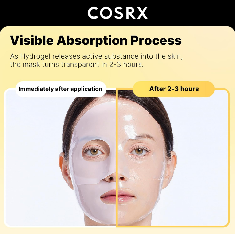 CosRx Advanced Snail Mucin Glass Glow Hydrogel Sheet Mask 34g