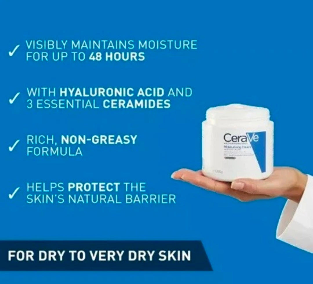 CeraVe Moisturising Cream for Dry to Very Dry Skin - 454g