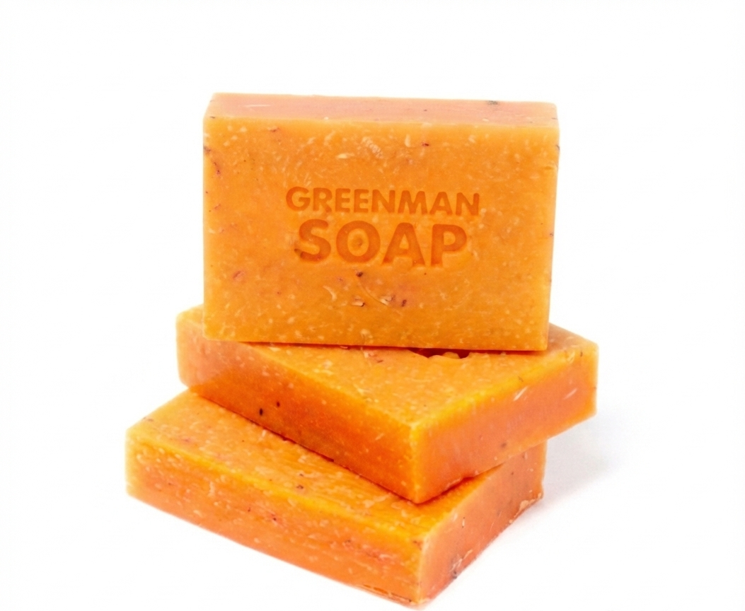 Greenman Handcrafted Soap Slice - Moroccan Argan & Rosemary (x3)