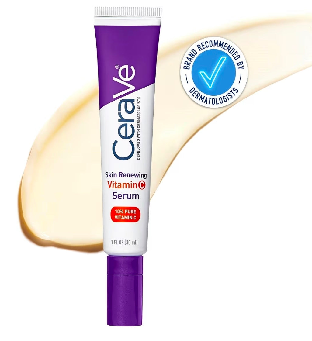 CeraVe Skin Renewing Vitamin C Serum for Sensitive & All Skin Types, 30ml