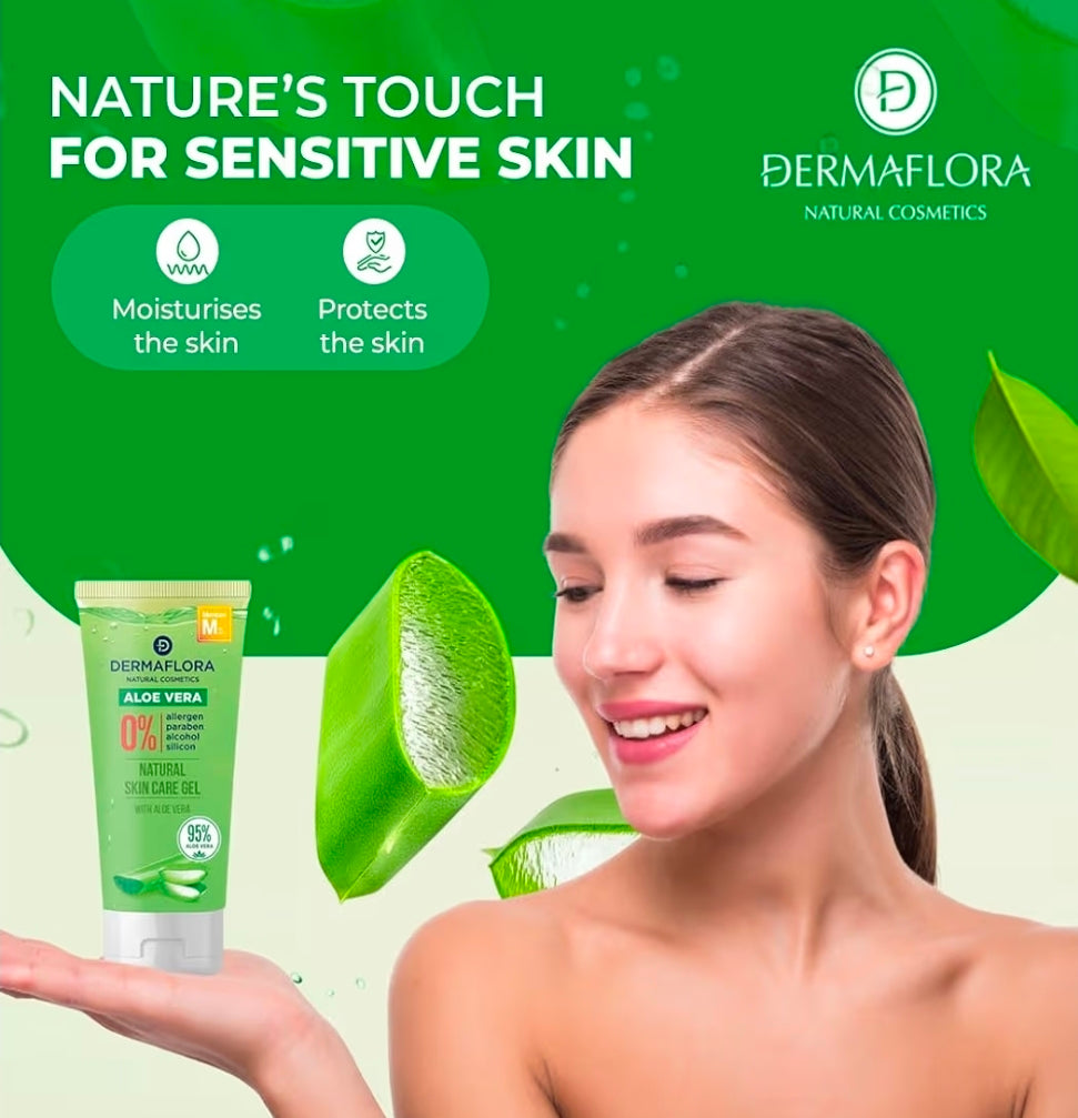 Natural Aloe Vera Gel for Face & Body