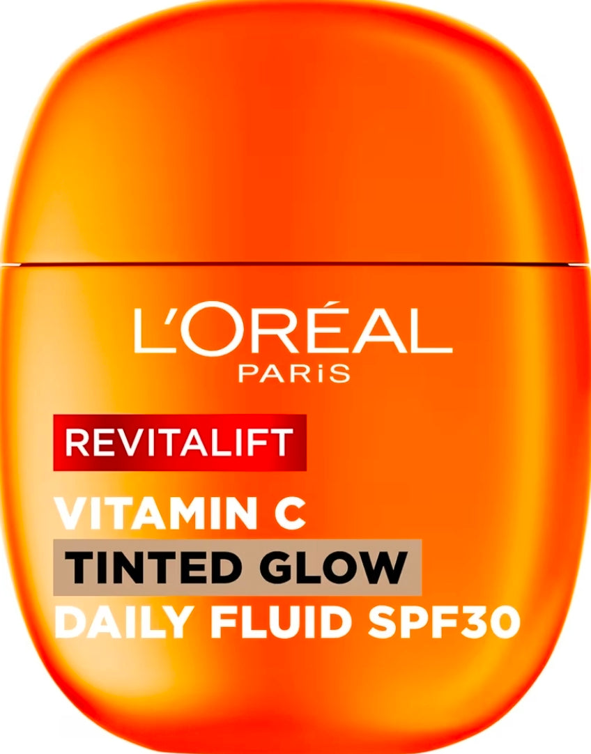 Revitalift Vitamin C Tinted Glow Fluid SPF 30 & OZ LAB Luminous Highlighter Stick Bundle
