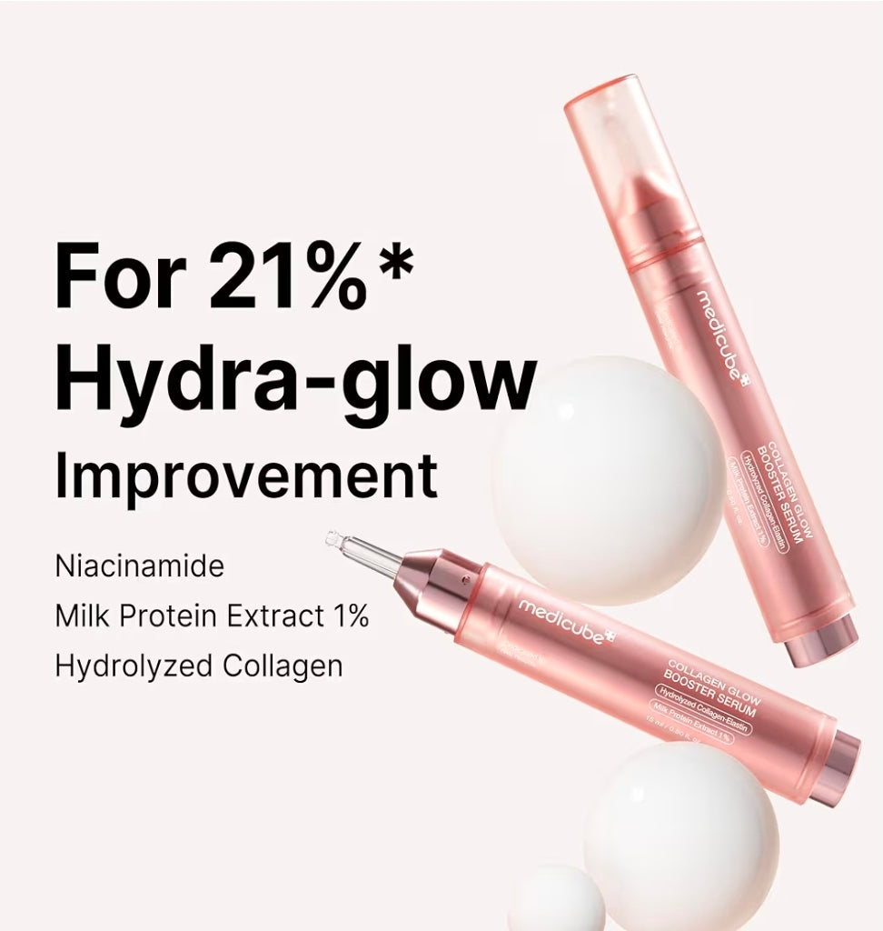 Medicube Collagen Glow Booster Milk Twist & Click Serum 15g