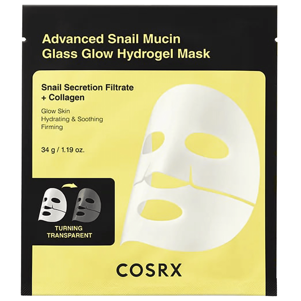 CosRx Advanced Snail Mucin Glass Glow Hydrogel Sheet Mask 34g