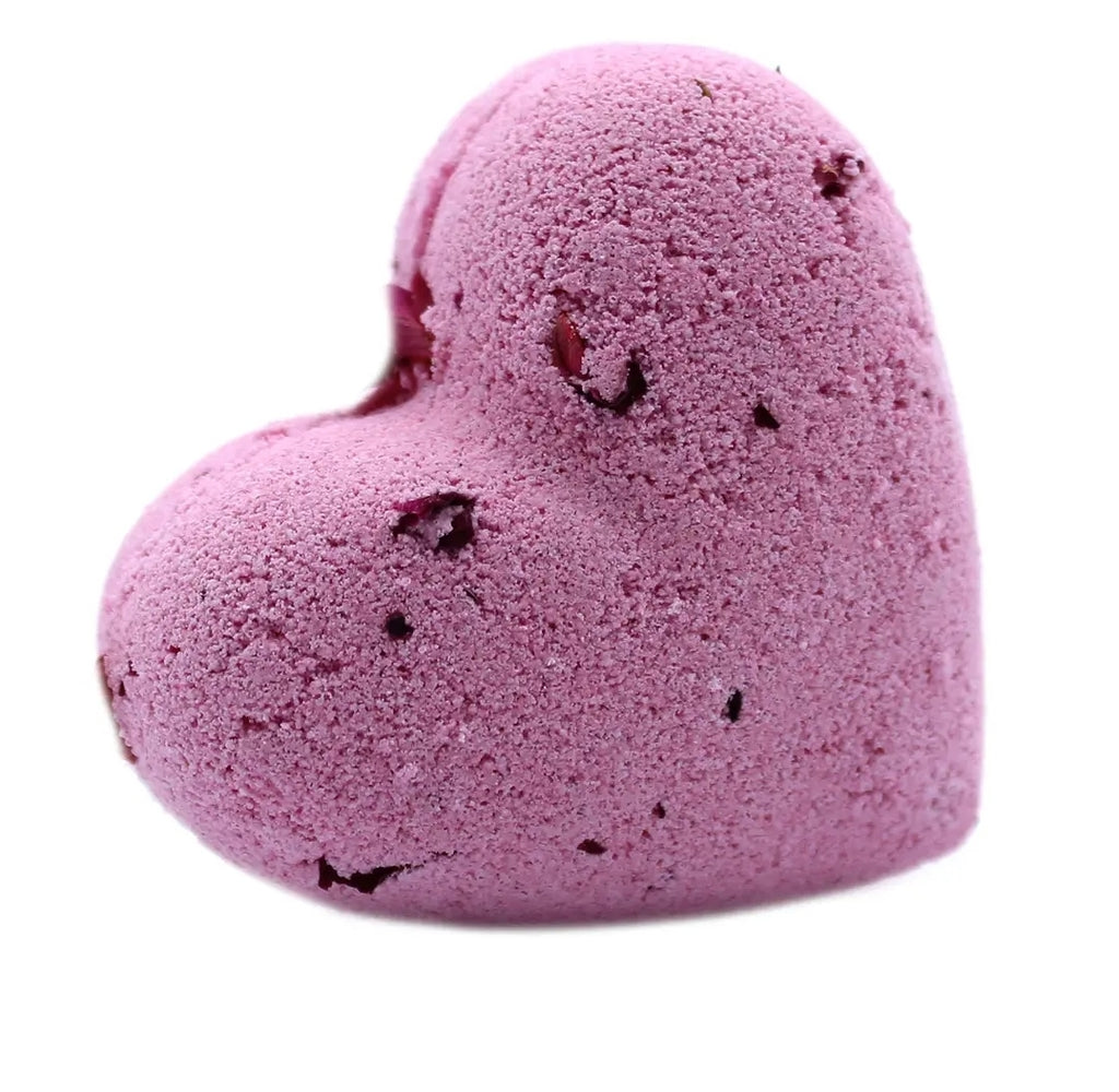 Love heart bath bomb -70 gr ylang & Rose (×3)